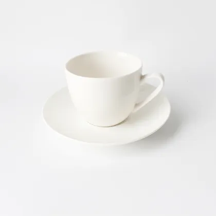 British pure white bonechina coffee cup set