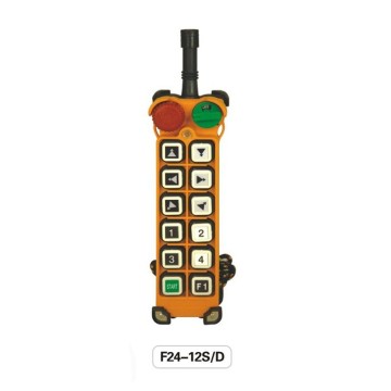 12 buttons crane industrial radio remote control F24-12D wireless radio remote control hydraulic radio controller