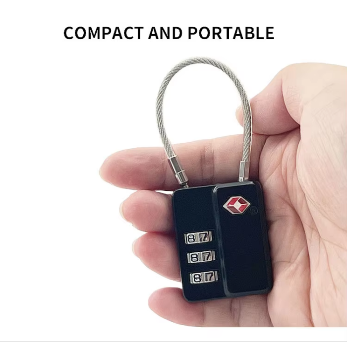 Комбинация TSA 3 цифр пароль дорожный залст