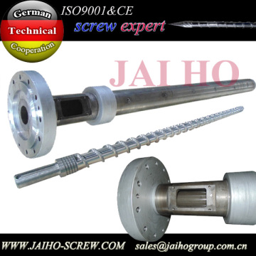 เครื่องปั้นฟิล์มปั้นสกรูบาร์เรล/บาร์เรลสกรูสำหรับเครื่องเป่าฟิล์มพลาสติก