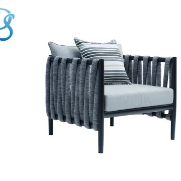 Outdoor Patio Rope Sectional Sofa Seating Set