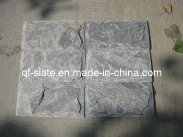 Popupar China Grey/Gray Quartzite Cultural Mushroom Stone for Tiles