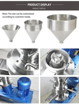 Charlotte Stainless Steel Colloid Mills for Salad Dressings and Fibrous Products