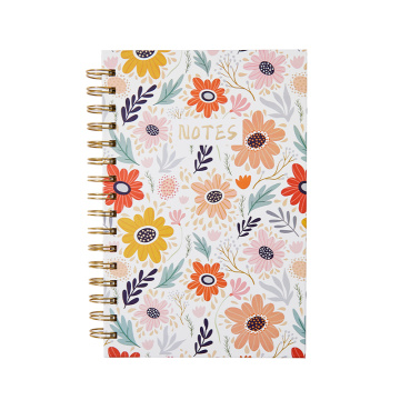 Amazon Hot A5 floral spiral notebook USA