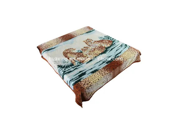 100%Polyester Animal Printed Fleece Blanket/Mink Blanket