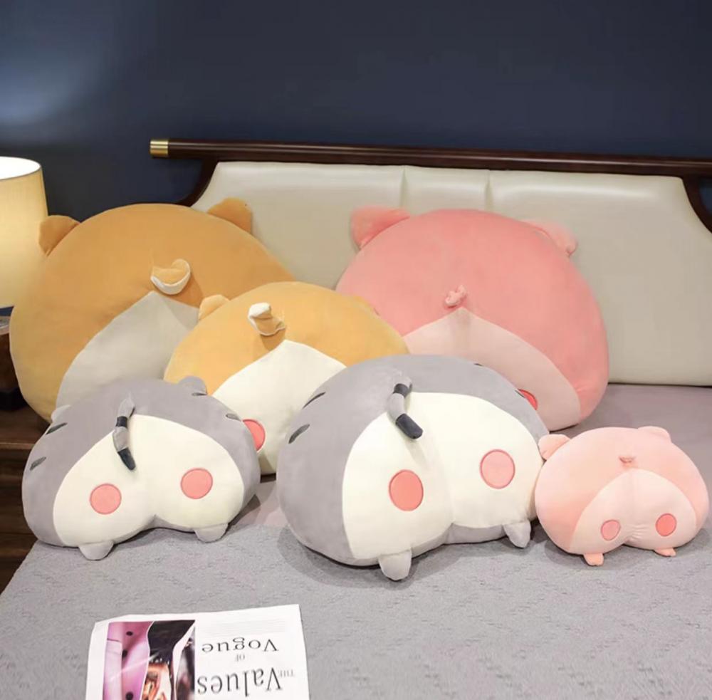 Lindas almohadas de lanzamiento de shiba inu