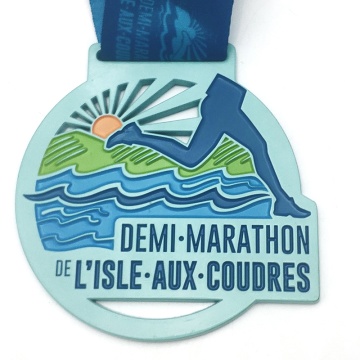 Medalla de deporte de maratón de carrera de premio de metal personalizado