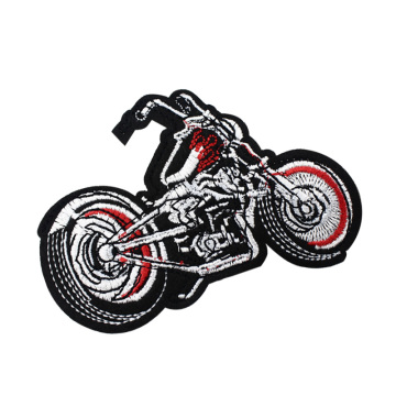 Chopper motorcycle embroidery patches applique