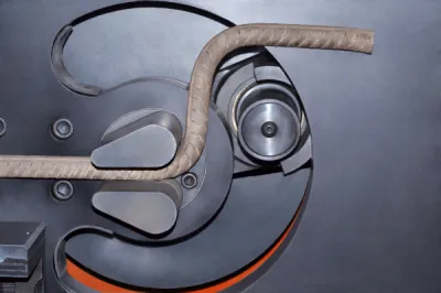 Double head rebar bending center