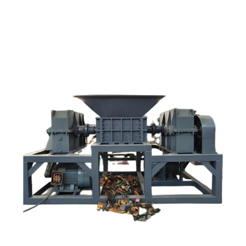 Twin-Shaft Metal Shredder for Steel, Iron, and Copper Tube