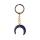 Fashion Ox Horn Crystal Pendant Keychain Key chain rings