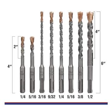 Ensemble de bits de forage SDS Plus Hammer