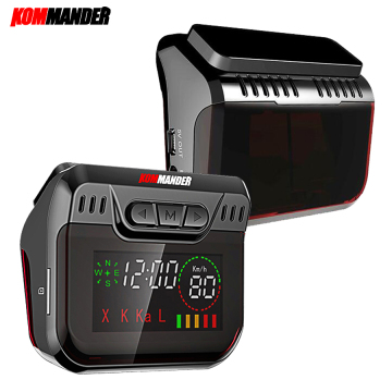 Kommander R600 Radar Detector LED display Radar Detectors with GPS 2 in 1 Car Anti Radar Police Speed Auto X CT K La for Russia