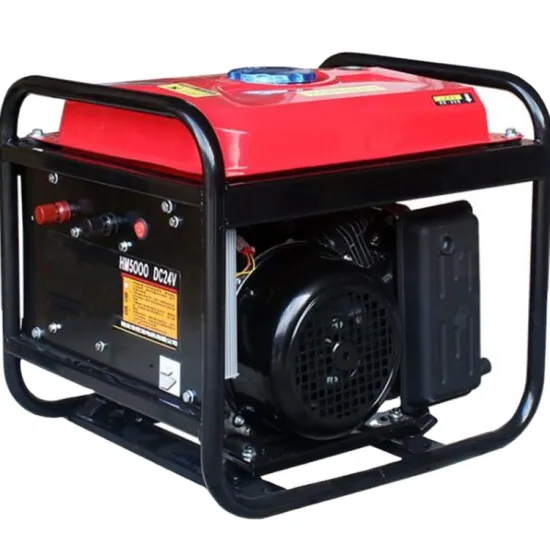 Low Noise Portable 24V DC Gasoline Air Cooled Petrol Generator