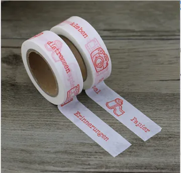 Acrylic water-based custom printing washi tape wholesale
