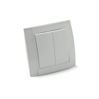 SONGRUI Super September Flush Mounted 2 Gang 10A Power Wall Switch