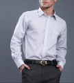 Shirt met lange mouwen rimpel gratis stripe mens