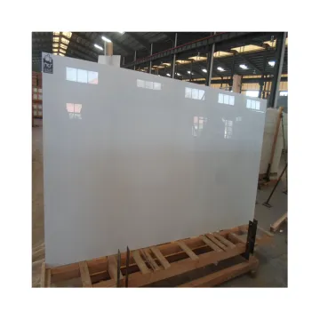 JK Super Nano Crystallized Glass Artificial Pure White Floor Stone