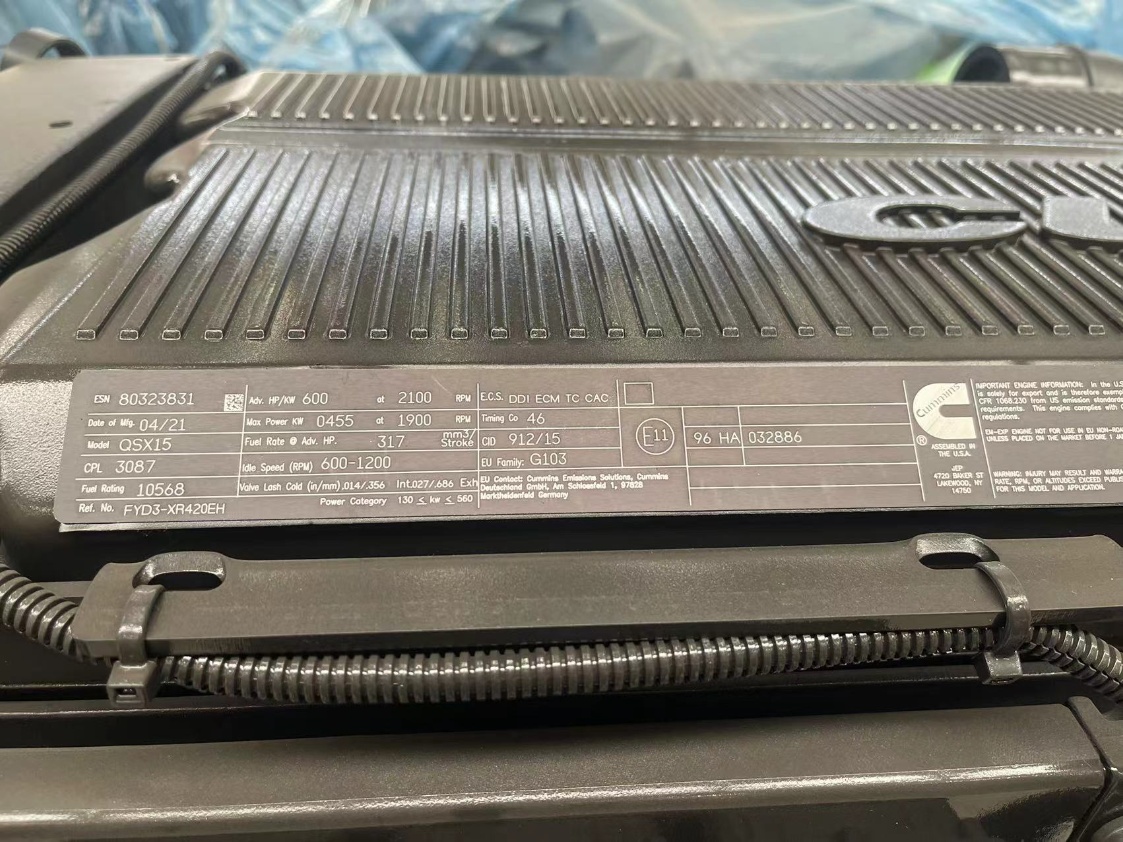 Cummins Engine QSX15 C600