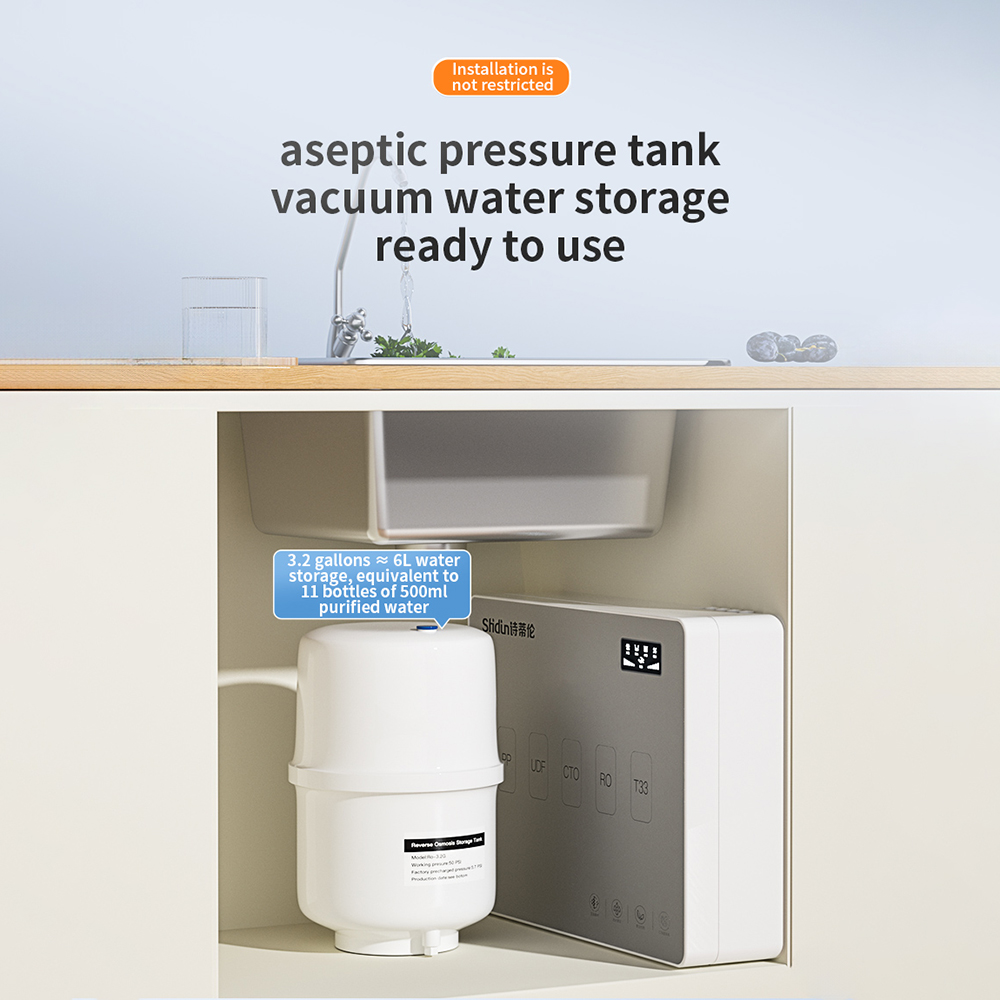 Silver Quick-Connect 5-Stage RO Water Purifier