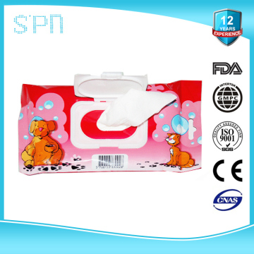 OEM Eco-friendly Pet Care Smell Removing Antibacterial Pet Wipe