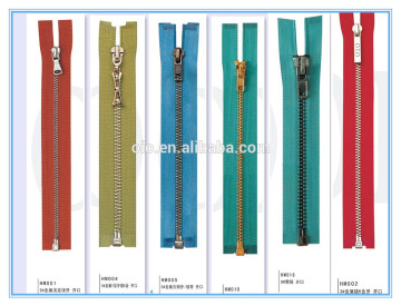 2015 Wholesale High quality Mental Open-end & Close-end &High Quality Zipper For bag & garment