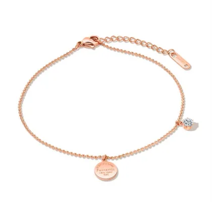 Cubic Zirconia Charm Bracelet