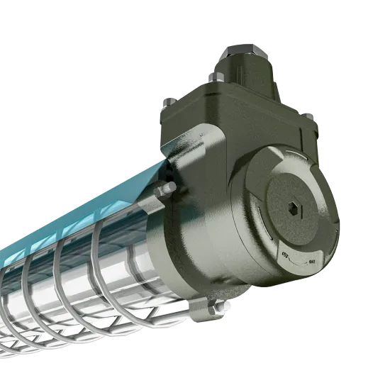 ATEX IP65 1x16W LED Tube Explosion Proof Lighting