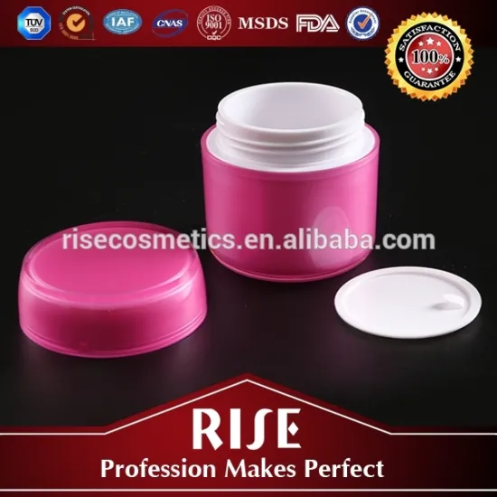 pp cream jar plastic bottle cosmetics container
