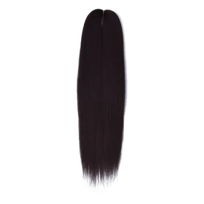 28 inch EZ Braiding Hair Hot Water Setting Yaki Straight Soft Jumbo Braid Japanese Synthetic Kaneka Easy Braids Prestretched