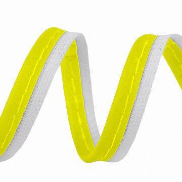 Yellow Color Reflective Brink Stripe, for Fashion Design