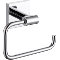 Support de papier toilette mural en laiton en chrome