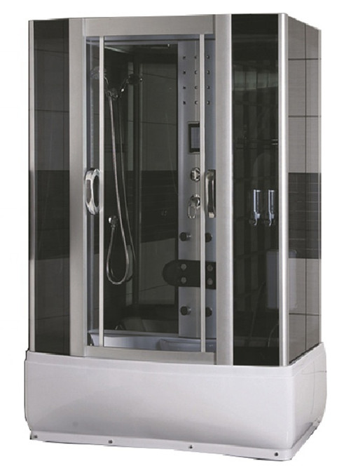 Puerta de ducha corredera de 42 pulgadas Dos personas Nuevas olas Ariel Lowes Steam Shower