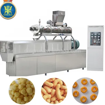 corn puff snack food making plant