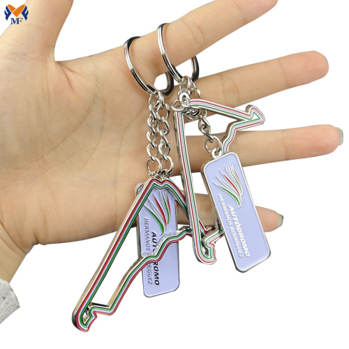 Geschenken Metaal Aangepast Logo Silver Email Keychain