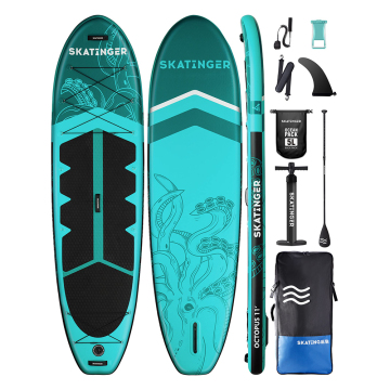 Hot Selling Amazon Stand Up Paddle Board: Shero Surf 11' Transparent Paddle Board for Sale