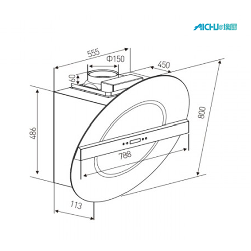 Chaminés Sunflame Hood Lâmpadas LED