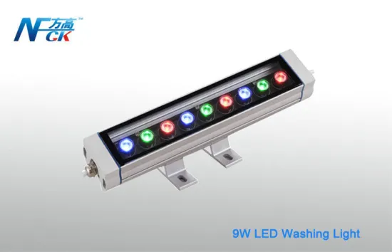 Exterior Rgb Ac 240v Led Wall Wash Light 9w / 12w / 18w Led