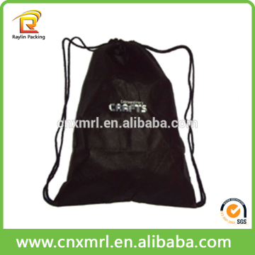 2015 Eco friendly Custom Logo Printed Non Woven Fabric Drawstring Bag