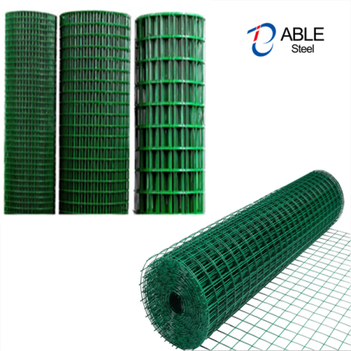 PVC coated green color welded wire mesh