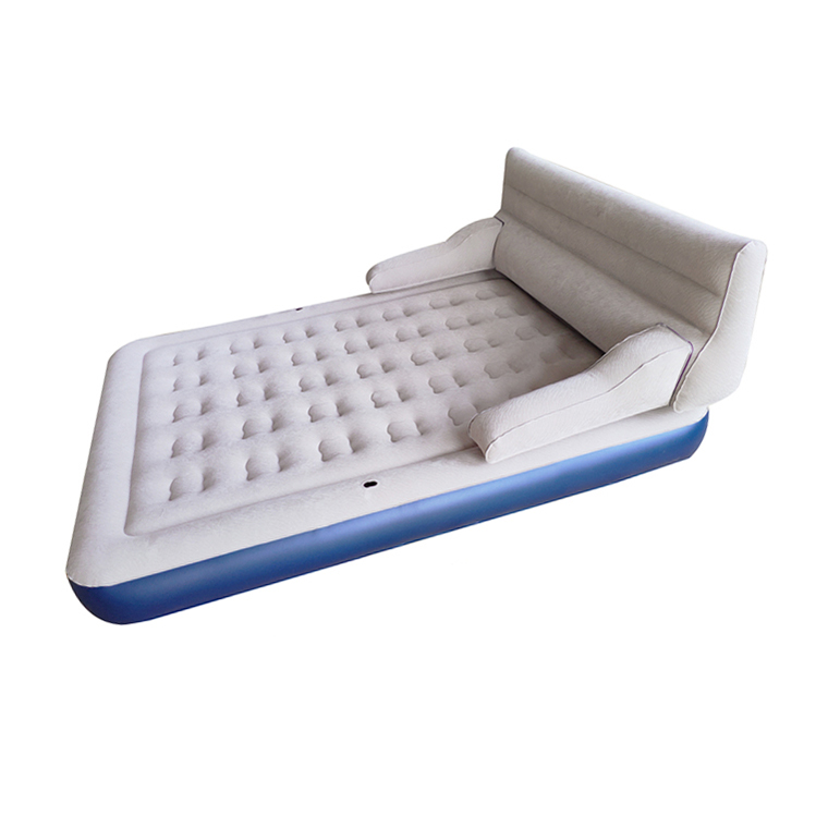 Aufblasbarer Rest Classic-Luftbett-aufblasbares PVC-Flockbett