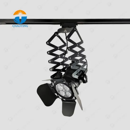 Adjustable KTV Bar Lamp Spotlights: Scalable Rail Stage Lighting with Barn Doors