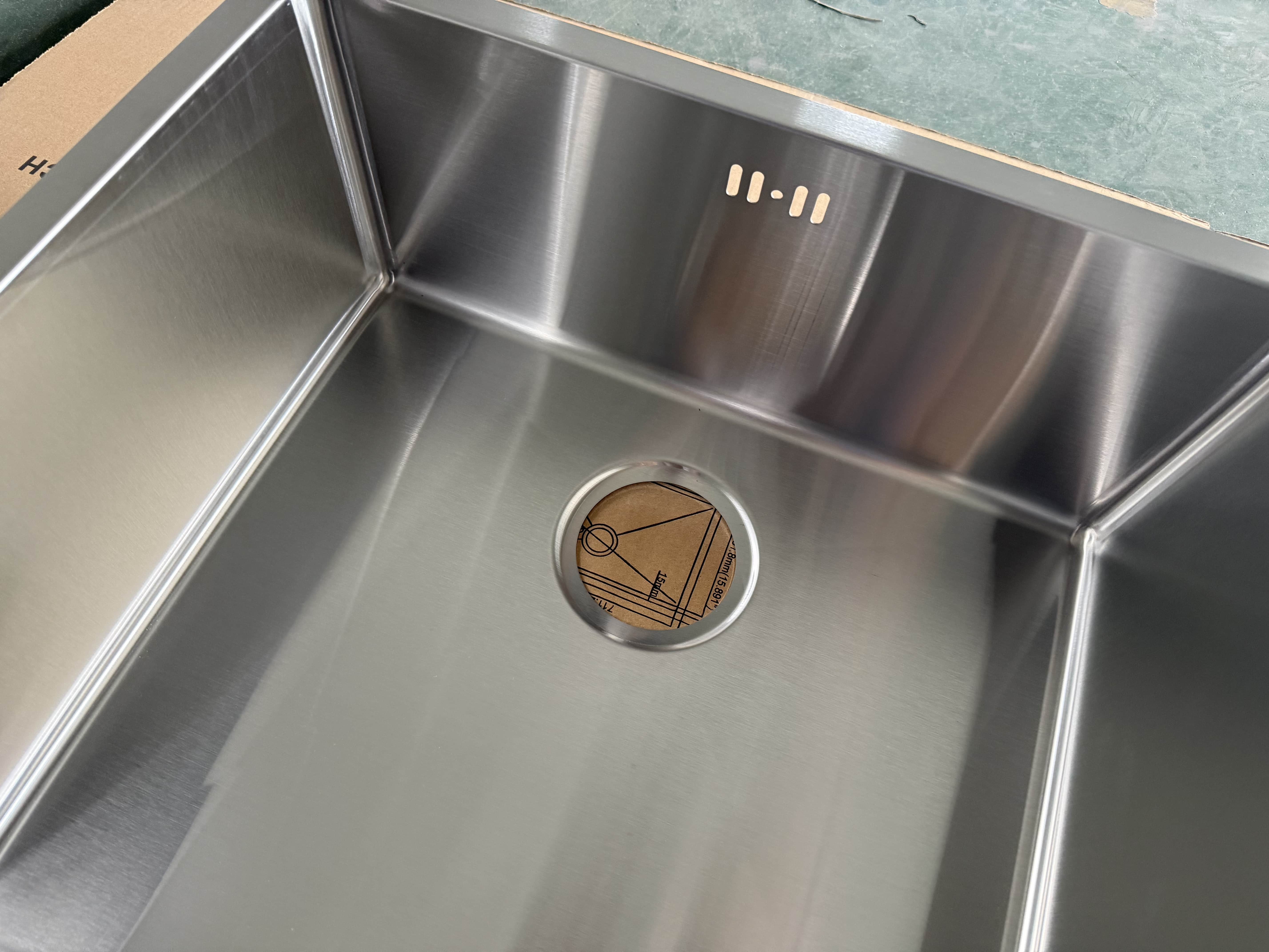 OEM undermount stainless steel sink SUS304 1.2mm INMETRO certified São Paulo