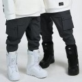 Ski Pants Workwear Checkerboard Drawstring Legs