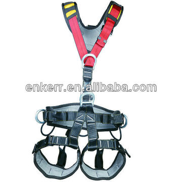 Comfortable fall arrest and work positioning harness