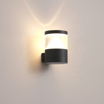 مصباح الجدار LED في الهواء الطلق مع عاكس أكريليك ثلاثي الأبعاد