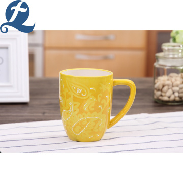 Fashion Promotional Ceramic Sublimation Mug With D-Handle