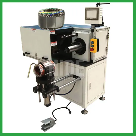 Big stator coil lacing machine