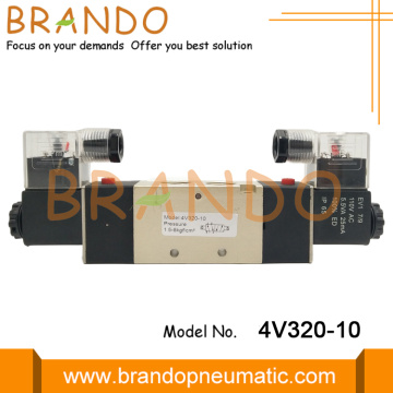 4V320-10 3/8'' Double Solenoid Valve AC220V DC24V