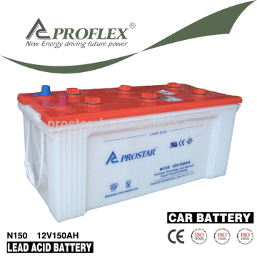 Proflex Dry charged car battery --N150 (12V 150AH)